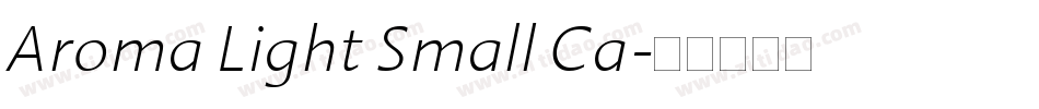 Aroma Light Small Ca字体转换